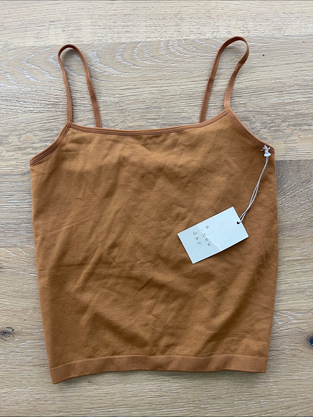 a new day Rust Brown Spaghetti Strap Camisole